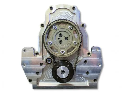 #5203 - LSX Chevy Raised Cam Camshaft Belt Drive - BBC Accessory Mount Pads