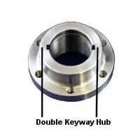 [10008-3/16-X-2] Double Key Damper - 3/16" x 2