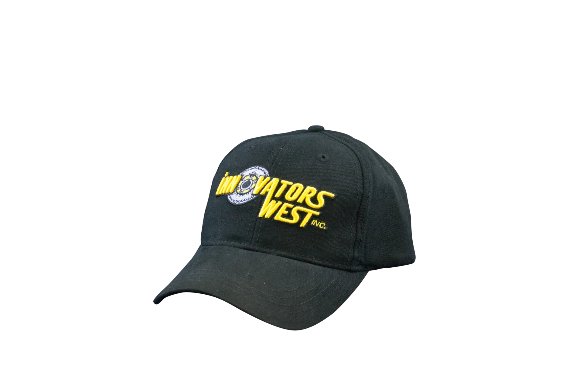 [11030] Black Innovators West Logo Ball Cap - Adjustable Fit