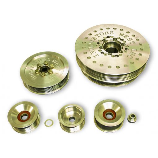 [1005-KIT] 2010 - 2012 Gen 5 Camaro 8 Rib Drive Conversion Kit - 10% Overdrive Damper #1005 (Standard Hub, Standard Pulley)